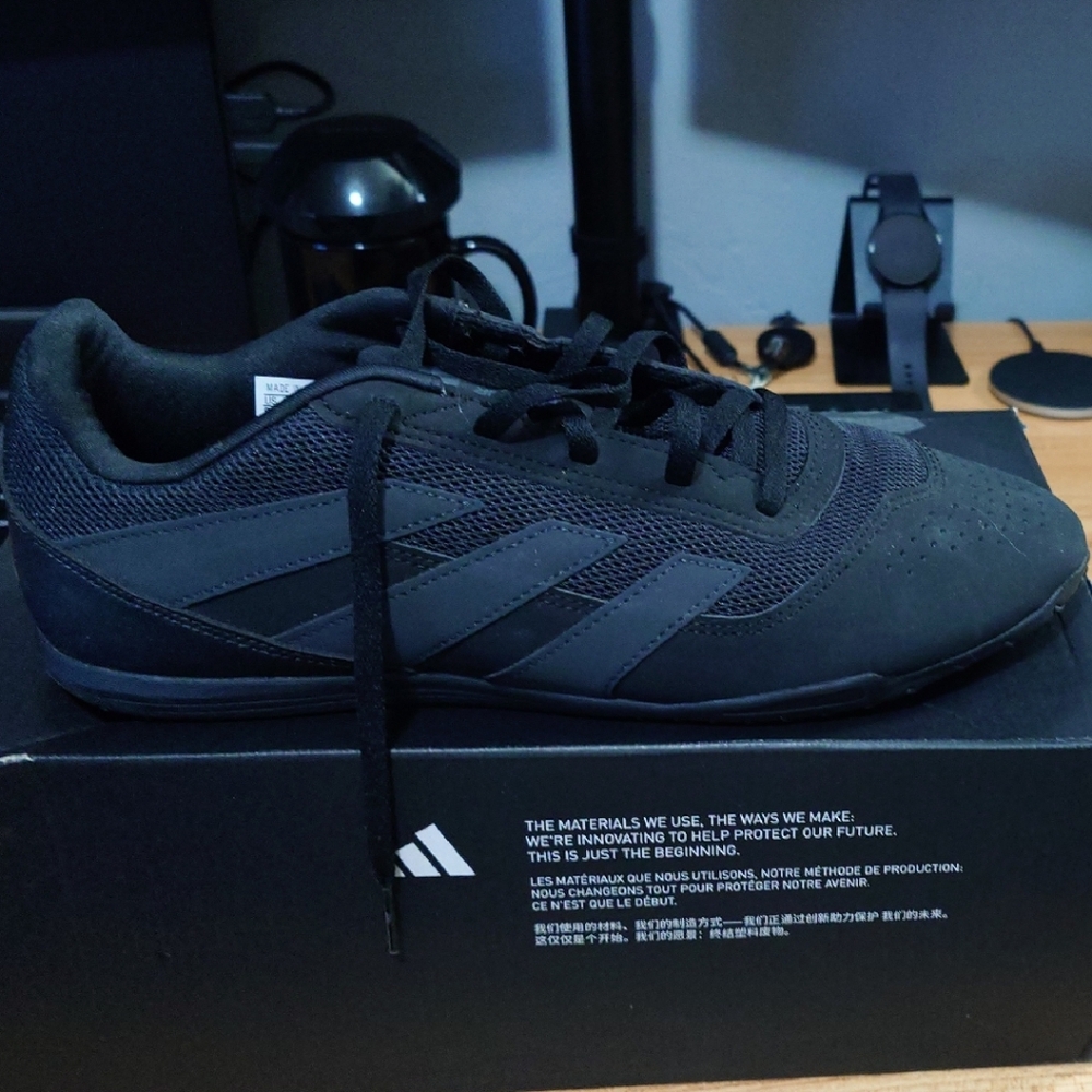 Adidas Men's Predator Club in Sala Black Sneakers